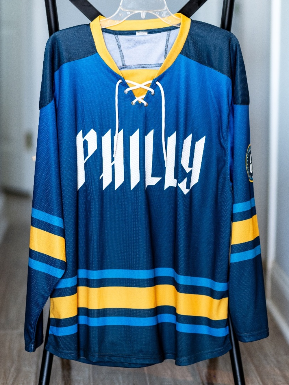 Men's L Philadelphia Phillies City Connect Hockey Jersey Club 215